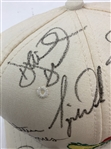 Amateur Tiger Woods & Field Signed Masters White Hat JSA ALOA