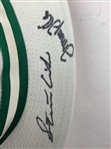 Three (3) Multi Signed Augusta National Logo Hats JSA ALOA