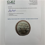 Appling, Conlan & Sutton HOF Inscribed Balls - Ray Knight Collection JSA ALOA