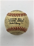 1984 New York Mets Team Signed Rawlings Official National League Baseball JSA ALOA