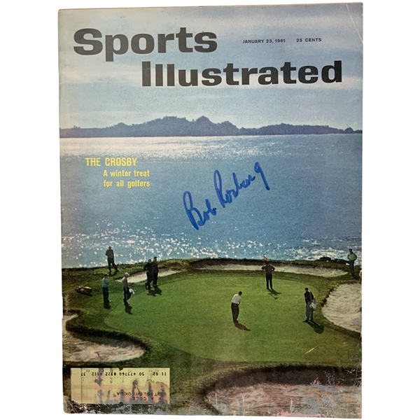 Bob Rosburg Signed January 1961 Sports Illustrated Magazine JSA ALOA