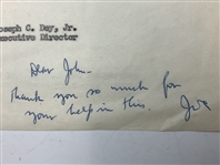 Dey, Jr., Joseph C. TLS on USGA Letterhead to Ben Hogan regarding 1953 Victory Balls. 1953