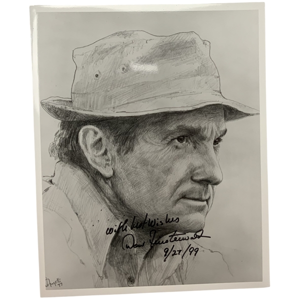 Dow Finsterwald Signed Photographic Print after a Drawing by Augelli JSA ALOA