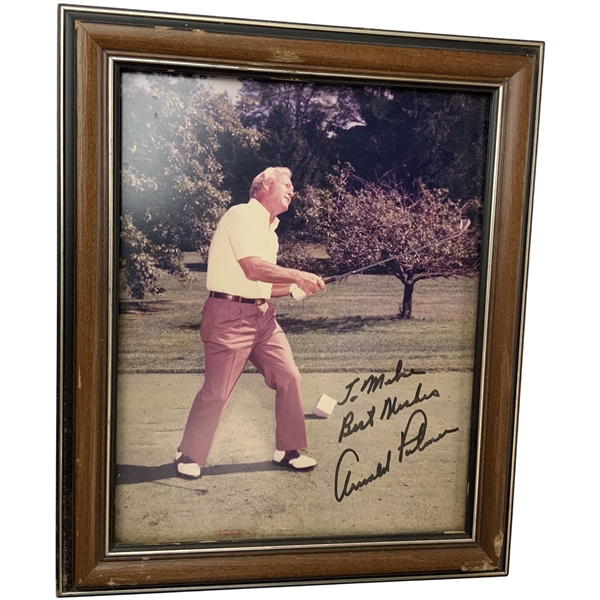 Arnold Palmer Signed Photo - Framed JSA ALOA