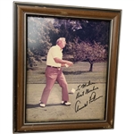 Arnold Palmer Signed Photo - Framed JSA ALOA