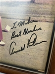 Arnold Palmer Signed Photo - Framed JSA ALOA
