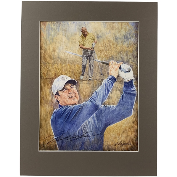 Vince Gill Signed Artist J. Fitzpatrick Collection Giclee Print w/ Arnold Palmer JSA ALOA