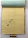 Vintage 1970s PGA Tour Professional Golf Autograph Book Featuring Hall of Fame Signatures