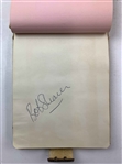 Vintage 1970s PGA Tour Professional Golf Autograph Book Featuring Hall of Fame Signatures
