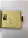 Vintage 1970s PGA Tour Professional Golf Autograph Book Featuring Hall of Fame Signatures