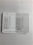 Nicklaus, Mickelson, Rose & Watson Signed Scorecards JSA ALOA