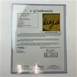 Phil Mickelson Signed 2006 Masters Tournament Embroidered Flag JSA Full