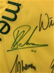 Multi-Signed The Memorial Tournament Souvenir Golf Pin Flag JSA ALOA