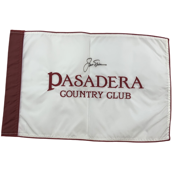 Jack Nicklaus Signed Pasadera Country Club Golf Pin Flag JSA ALOA