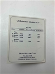 A Collection of Seven (7) Signed PGA Tour Winner Golf Scorecards JSA ALOA