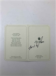 A Collection of Seven (7) Signed PGA Tour Winner Golf Scorecards JSA ALOA