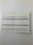 A Collection of Seven (7) Signed PGA Tour Winner Golf Scorecards JSA ALOA