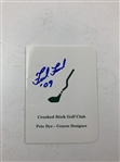 A Collection of Five (5) Signed Commemorative Golf Scorecards Including Augusta National and Whistling Straits JSA ALOA