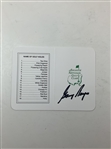 A Collection of Five (5) Signed Commemorative Golf Scorecards Including Augusta National and Whistling Straits JSA ALOA