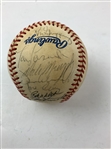 1980 MLB All Star Game National Team Signed Baseball w/ Bench, Carter & Carlton JSA ALOA