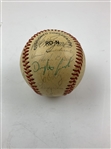 1984 New York Mets Team Signed NL Baseball w/ROY Gooden JSA ALOA