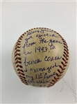 Ray Knight's Inscribed 1st ML Managerial Win August 7, 1993 Game Used Ball