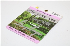 Gary Player Signed 2009 Masters Tournament SERIES Badge #R13993 with 'Last Year' JSA ALOA