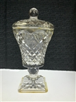 Lidded Cut Lead Crystal Presentation Trophy Urn for Florence Country Club