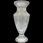 1995 PGA Carolinas Section Izod Club CPGA Pro-Pro Championship Crystal Trophy Vase