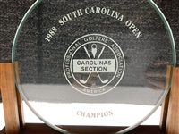 1989 South Carolina Open Champion Golf Trophy PGA Carolinas Section