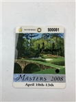 Trevor Immelman Signed 2008 Master Tournament SERIES Badge #S00081 & Undated Flag JSA ALOA