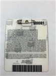 Trevor Immelman Signed 2008 Master Tournament SERIES Badge #S00081 & Undated Flag JSA ALOA