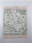 1959 Masters Tournament Pairings Sheet - Jack Nicklaus Masters Debut