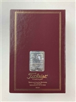 A Set of Seven Tiger Woods Titleist Commemorative Limited Edition Golf Ball Box Sets with Display Rack