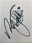 10 Augusta National Golf Club Scorecards Signed by Masters Champions JSA ALOA