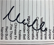 10 Augusta National Golf Club Scorecards Signed by Masters Champions JSA ALOA