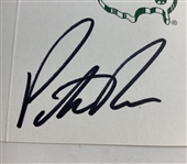 10 Augusta National Golf Club Scorecards Signed by Masters Champions JSA ALOA