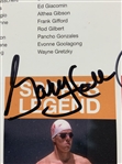 Multi-Signed 20th Annual Great Sports Legends Dinner Commemorative Framed Display JSA ALOA