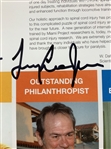 Multi-Signed 20th Annual Great Sports Legends Dinner Commemorative Framed Display JSA ALOA