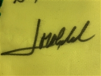 Snead, Palmer & 10 Champs Signed 2000 Masters Embroidered Flag JSA ALOA