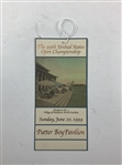 A Collection of 1999 U.S. Open Putter Boy Pavilion Weekly Grounds Badges and Ticket Holder