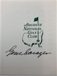 Gene Sarazen Signed Augusta National Golf Club Scorecard JSA ALOA