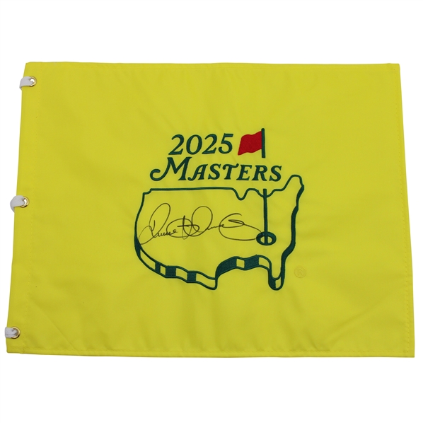 Rory McIlroy Signed 2025 Masters Embroidered Flag - Clinches Career Grand Slam JSA ALOA