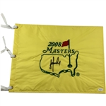 Trevor Immelman Signed 2008 Masters Tournament Embroidered Flag JSA #AB23431