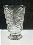 Sterling Cut Glass Heritage Pattern Carolinas PGA Assistant Championship Trophy Vase 2000