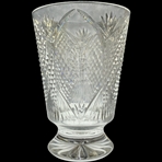 Sterling Cut Glass Heritage Pattern Carolinas PGA Assistant Championship Trophy Vase 2000