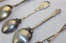 Seven (7) Various Vintage Golf Themed Sterling Silver Spoons
