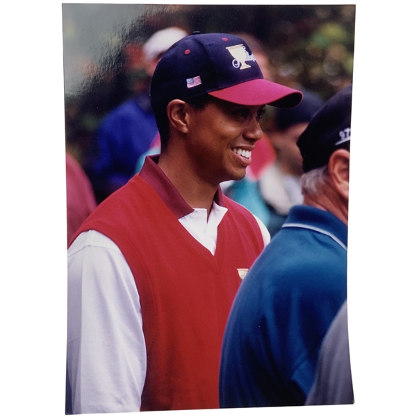 Original Candid Photograph of Tiger Woods 2000 Presidents Cup