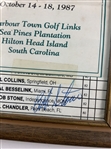 Arnie, Gary, Casper & More Signed 1987 Seniors International Golf Championship Memorabilia Collage - Framed JSA ALOA