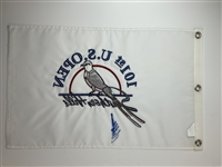 Retief Goosen Signed 2001 US Open at Embroidered Southern Hills Flag JSA ALOA
